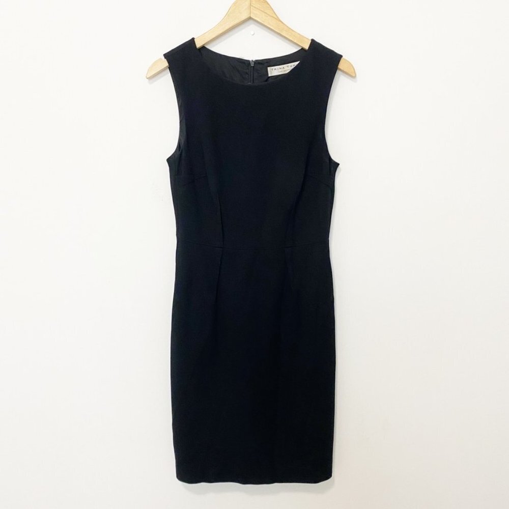 Trina Turk Black Career Sheath Dress